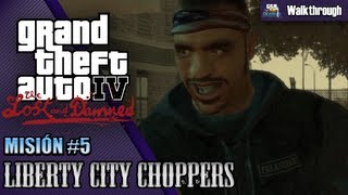 preview picture of video 'GTA: The Lost And Damned - Misión #5 Liberty City Choppers'