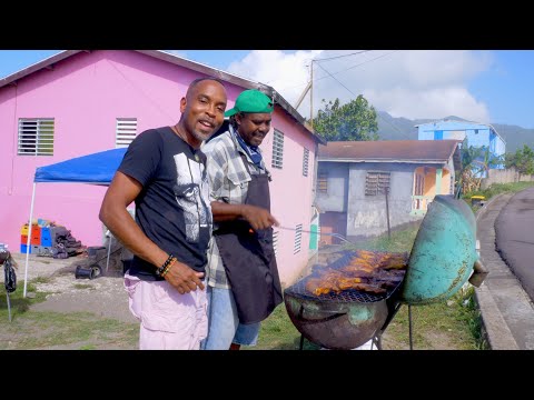 Grilling in St. Kitts with Chef Moore - Moore's BBQ | John Hazzard