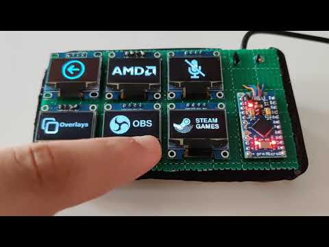 FreeDeck Prototype Demo (DIY Stream Deck)