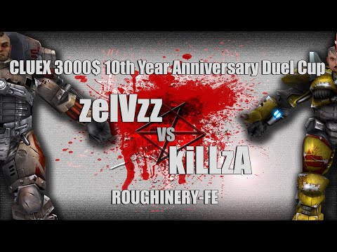 [CLUEX.ORG] - UT2004 10 Years Anniversary 3000$ - DUEL - zelvzz vs kiLLzA - map 2 - Roughinery
