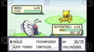 How to catch Abra in Pokemon fire red version
