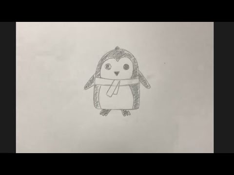 DRAWING A CUTE LITTLE PENGUIN | WS104