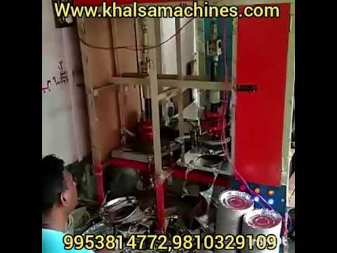 Double Die Fully Automatic Paper Bowl Making Machine