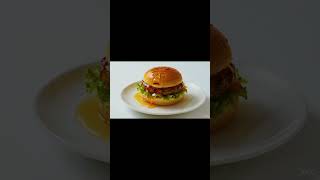 Jelly Burger Melting ASMR 🍔✨ ゼリーバーガーが溶ける音　叫び声あり #shorts #satisfying #ai #jelly #food #eating #asmr