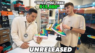 Trying To Sell Unreleased Sneakers To Sneaker Stores...