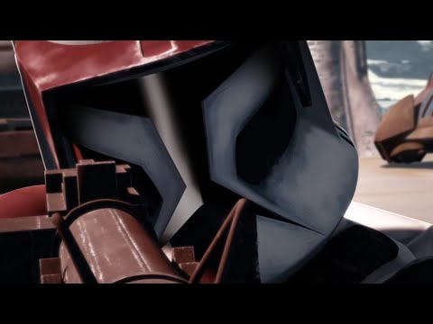 Star Wars The Clone Wars - Commander Fox And Coruscant Guards Va Bounty Hunters [1080p]