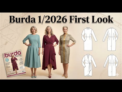 First Look: Burda Style 1/2026 Collection –  Chic, Modern &  Timeless