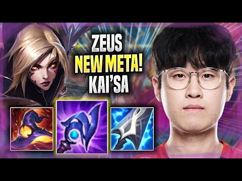 ZEUS TRIES NEW META KAI'SA TOP! - T1 Zeus Plays Kai'sa TOP vs Kennen! | Season 2022