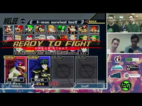 ABD Melee - Quaff (Marth) vs Mittens (Falco) - Grand Finals