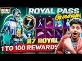 BGMI NEXT A7 ROYAL PASS | 1 TO 100 RP REWARDS | WHAT'S NEW CHANGES ?? | Faroff