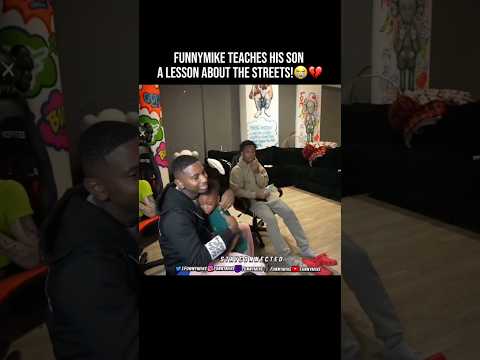FunnyMike Teaches His Son a Lesson About The Streets!😭💔 #funnymike