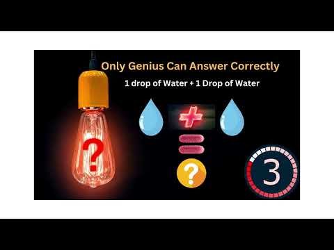 Quick IQ TEST For Genius, Are you ?