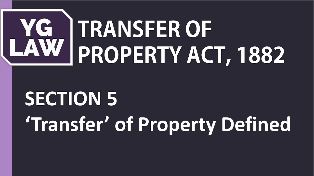 What does property transfer mean? Tipseri