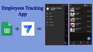 Create a SIMPLE Employees Tracking App With no CODE - Part 1