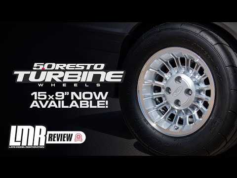 WIDE Turbines! Fox Body Mustang 5.0 Resto® 15x9" Turbine Wheels - Review (1979-1993)