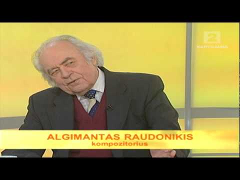 LTV studijoje svečiavosi kompozitorius Algimantas Raudonikis (pokalbis studijoje)