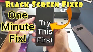 Galaxy S10/S10E/S10+: How to FIX Black Screen (2 Ways)