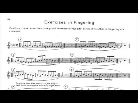 Rubank Advanced Method V1 Alto Sax U1 p54 1 70:80:100bpm