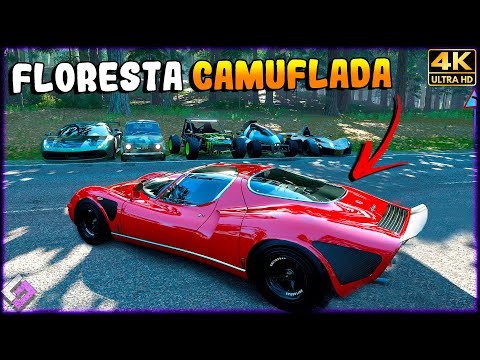 FLORESTA CAMUFLADA FOI POR POUCO - Forza Horizon 4 "4K 60FPS"