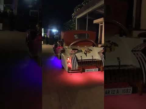 Vintage car for wedding