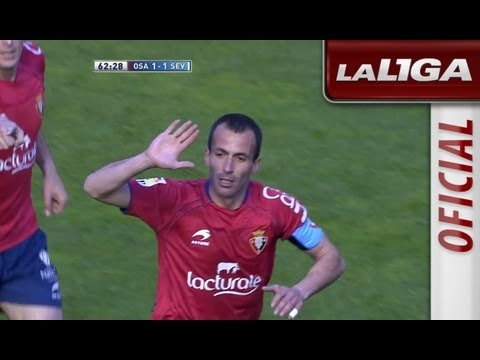 Golazo de Puñal (1-1) en el Osasuna - Sevilla FC - HD