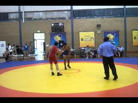 Oceania Champsionships (freestyle 74kg) 2012 - AUS (Ali Abdo) v American Samoa.mp4