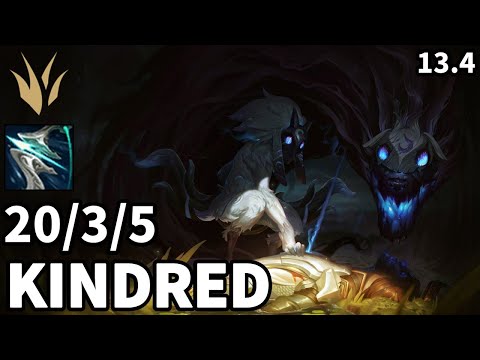 Kindred Jungle vs Fiddlesticks - EUW Master | Patch 13.4