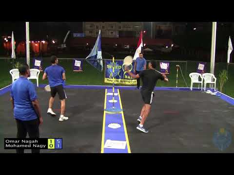 Omar Nagah VS Mohamed Nagy (Mito) - Speedball Heliopolis Open 2017 - Men's Semi-Final