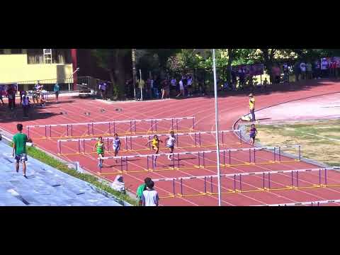 100m hurdles Elementary Girls - Heat 2,  NCR Meet 2024
