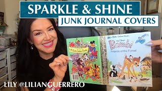 Sparkling Junk Journal Cover: A Bedazzling Tutorial. #junkjournals