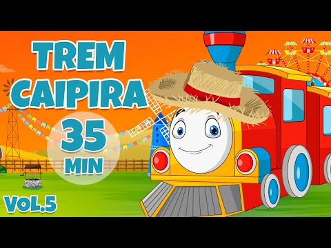 Trem Caipira Vol. 5 - Giramille 35 min | Desenho Animado Musical
