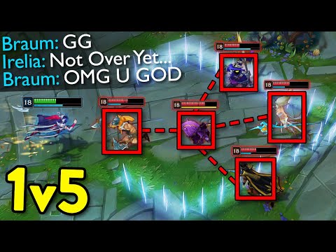 When LOL Players Go BEAST MODE... BEST 1v5 OUTPLAYS (League of Legends)