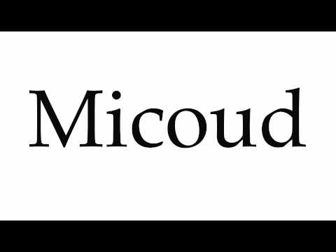 How to Pronounce Micoud