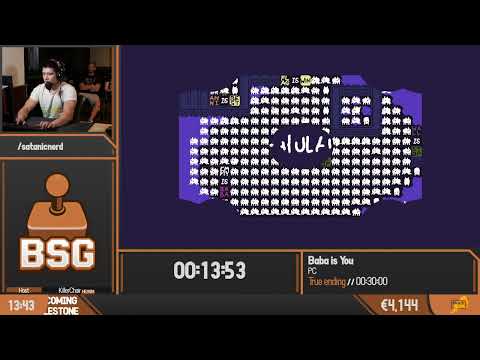 Baba is You | True ending Speedrun by SatanicNerd | BSG Annual 2022