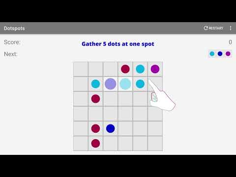 Dotspots: relaxing game