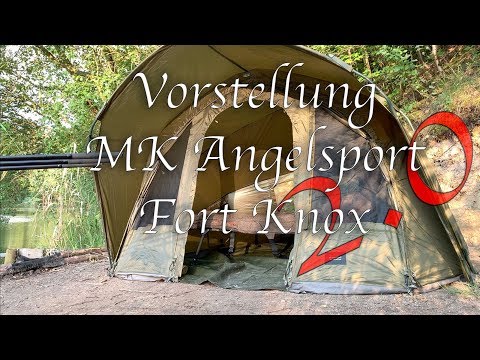 Angelzelt Test | Elbe Fishing Team | MK Angelsport Fort Knox 2.0 | Karpfenzelt