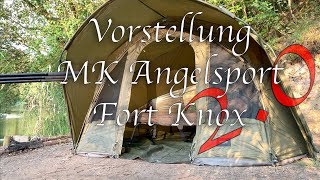 Angelzelt Test | Elbe Fishing Team | MK Angelsport Fort Knox 2.0 | Karpfenzelt