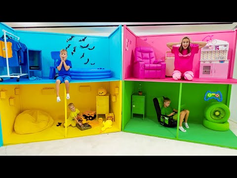 , title : 'Tantangan playhouse empat warna Vlad dan Niki'