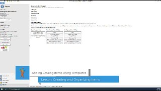 Download the video "Creating and Organizing Items: Adding Catalog Items using Templates"