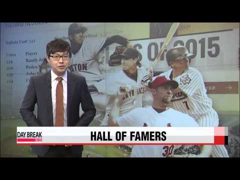 MLB Hall of Fame elects 3 first time ballots   메이저 리그 H.o.F. 처음으로 올라온 후보 3명 선정