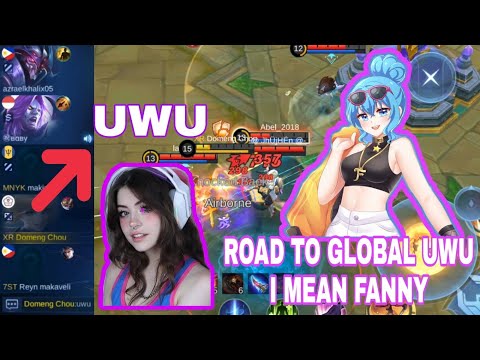 FANNY RANK GAMEPLAY HIGHLIGHT KILLS UNTIL I REACH GLOBAL RANK UWU | Mobile Legends