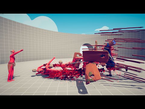 GOD SPEAR THROWER + 9 GOD PROTECTOR vs EVERY UNIT| TABS Totally Accurate Battle Simulator