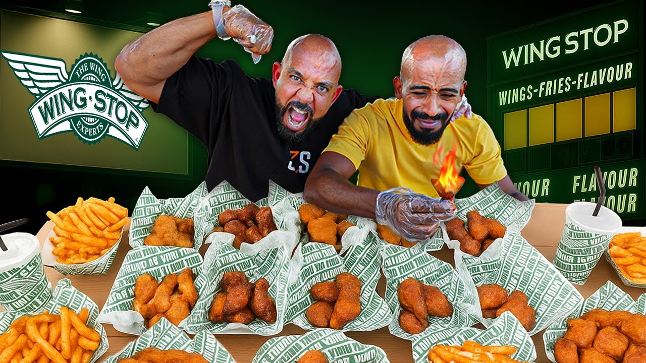 تحدي حرارة في اشهر مطعم اجنحة دجاج  🍗🔥
