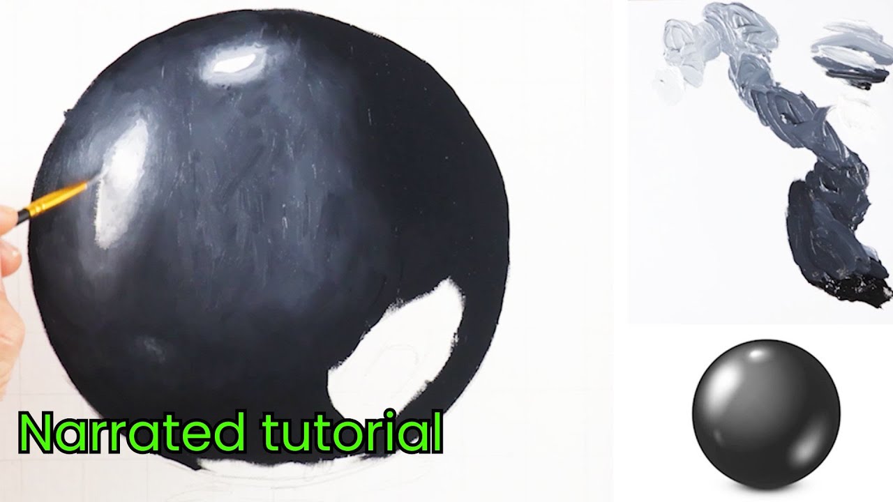 Paint a Realistic Sphere in Oil | Easy Shading Exercise for Beginners (Light & Shadow Basics)