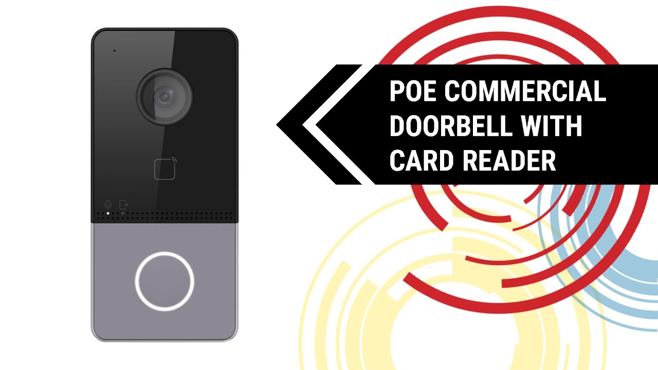 Introducing LTS PoE Commercial Doorbell with Card Reader