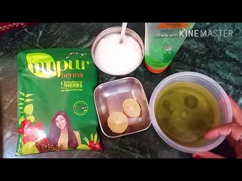 Get Shiny Hair, Silky Hair , Smooth Hair/ How to Make Henna Pack for Hair