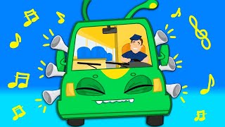 Wheels on the bus | Groovy The Martian Preschool Rhymes for Kids