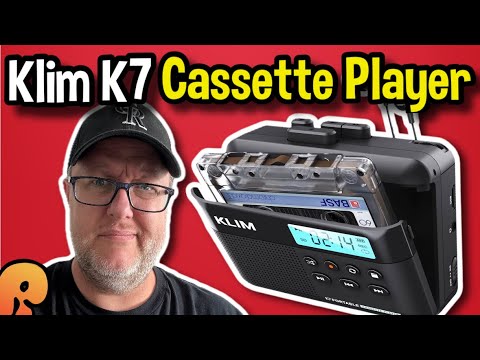 Klim K7 - Portable Stereo Cassette Player w/SD Recording!