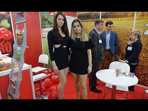Piękne hostessy AGROTECH 2018 w Kielcach