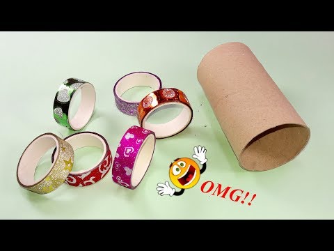 Waste material reuse idea | Best out of waste | DIY arts and crafts | recycling tissue roll Video